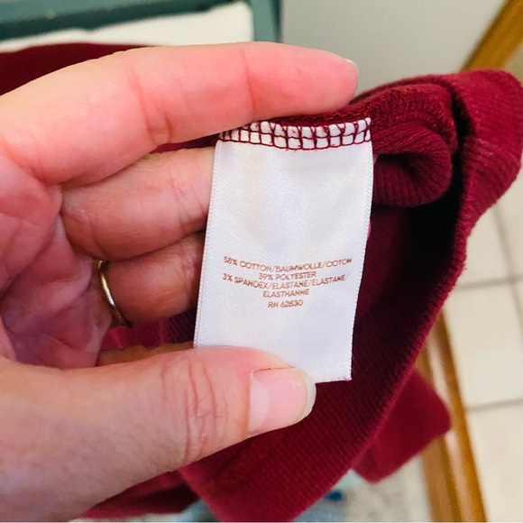 Lands End x Blake Shelton Burgundy Henley Size XXL - Picture 4 of 4